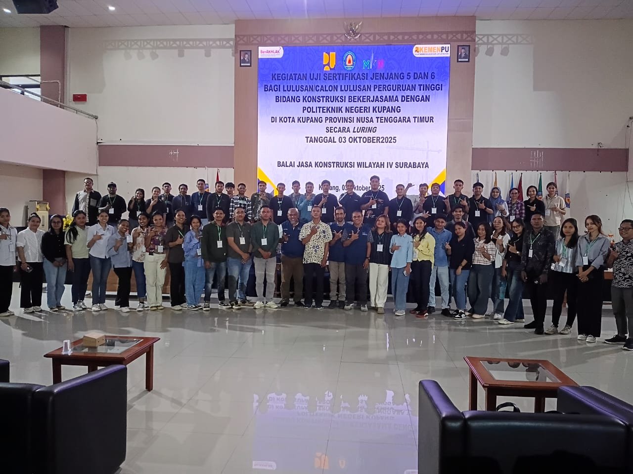 Penguatan Kompetensi K3 Konstruksi, Politeknik Negeri Kupang Gelar Uji K3